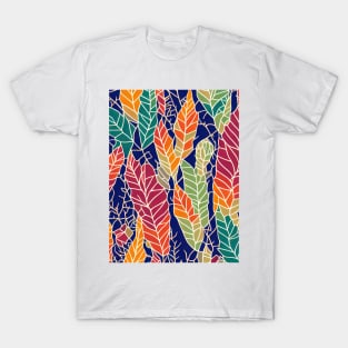 Chromatic Botanic Abstraction #29 T-Shirt